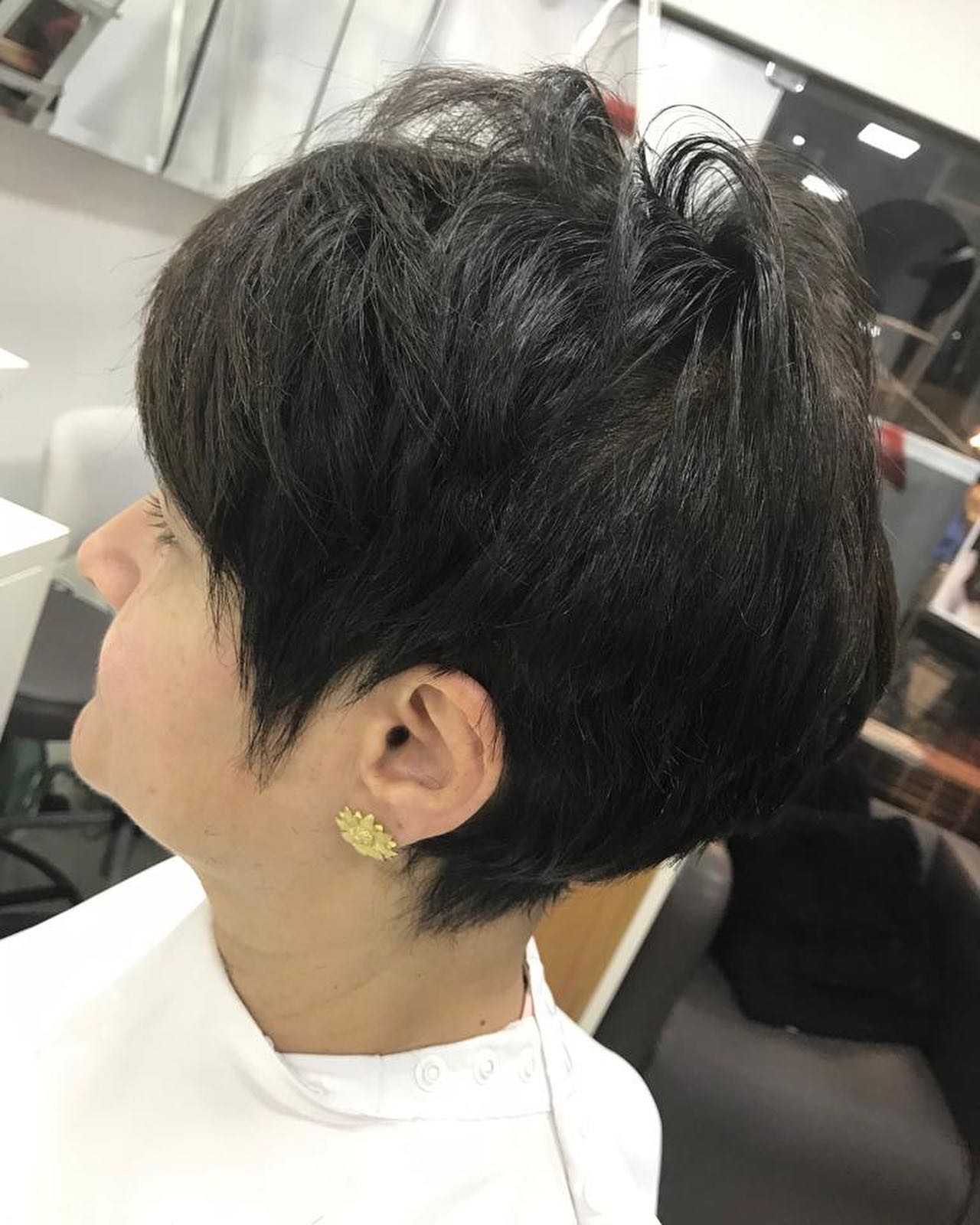 Corte feminino na Boutique dos Fios e Unhas, salão na Barra da Tijuca