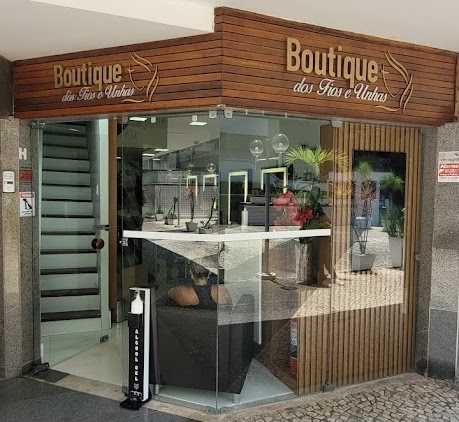 Ambiente do salão Boutique dos Fios e Unhas na Barra da Tijuca